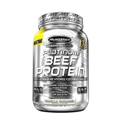 Muscletech Essential Series Platinum %100 Beef Protein 