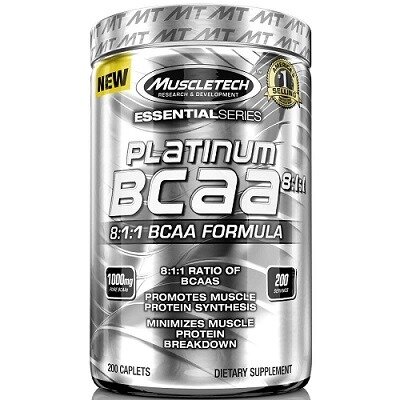 Muscletech Essential Series Platinum BCAA %100 8:1:1